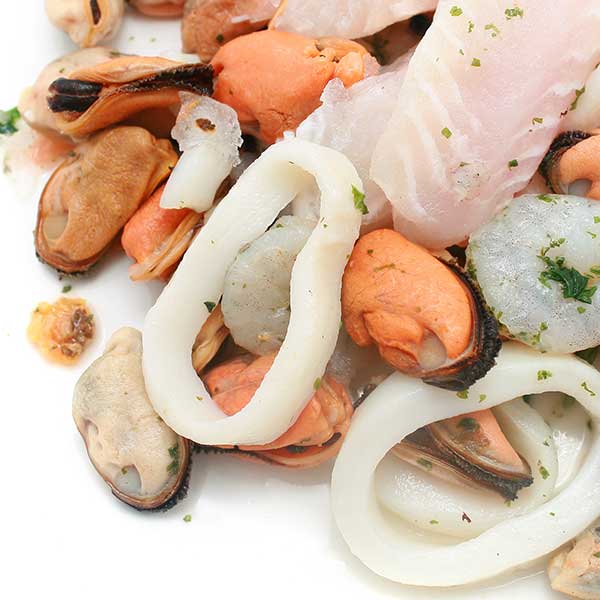 frozen sea food mix