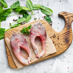 Sea bass Arabic Steak 1 Kg - 5 Pcs