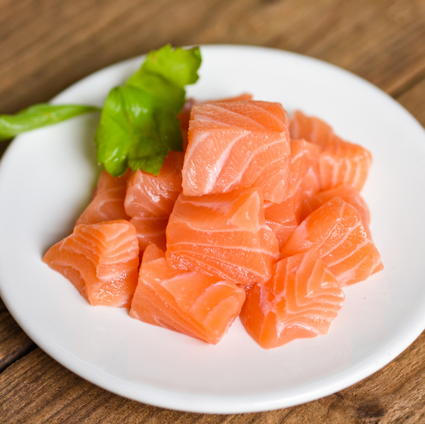 Salmon Cubes 500 Gm