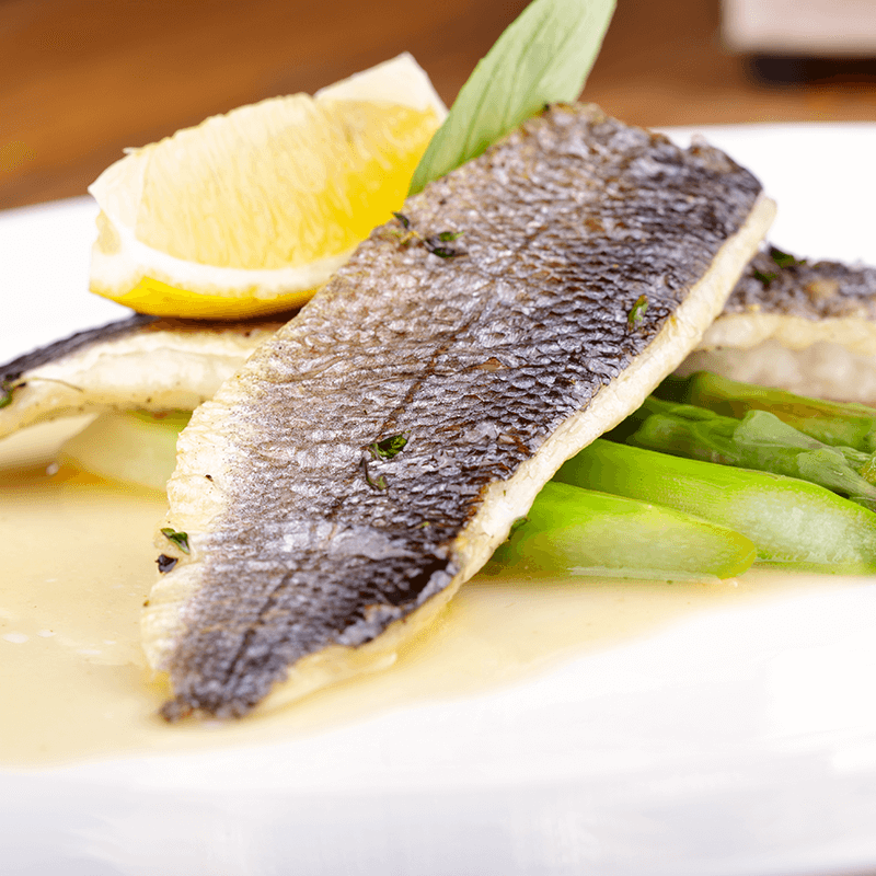 Sea bass Fillets 1 Kg - 4 Pcs